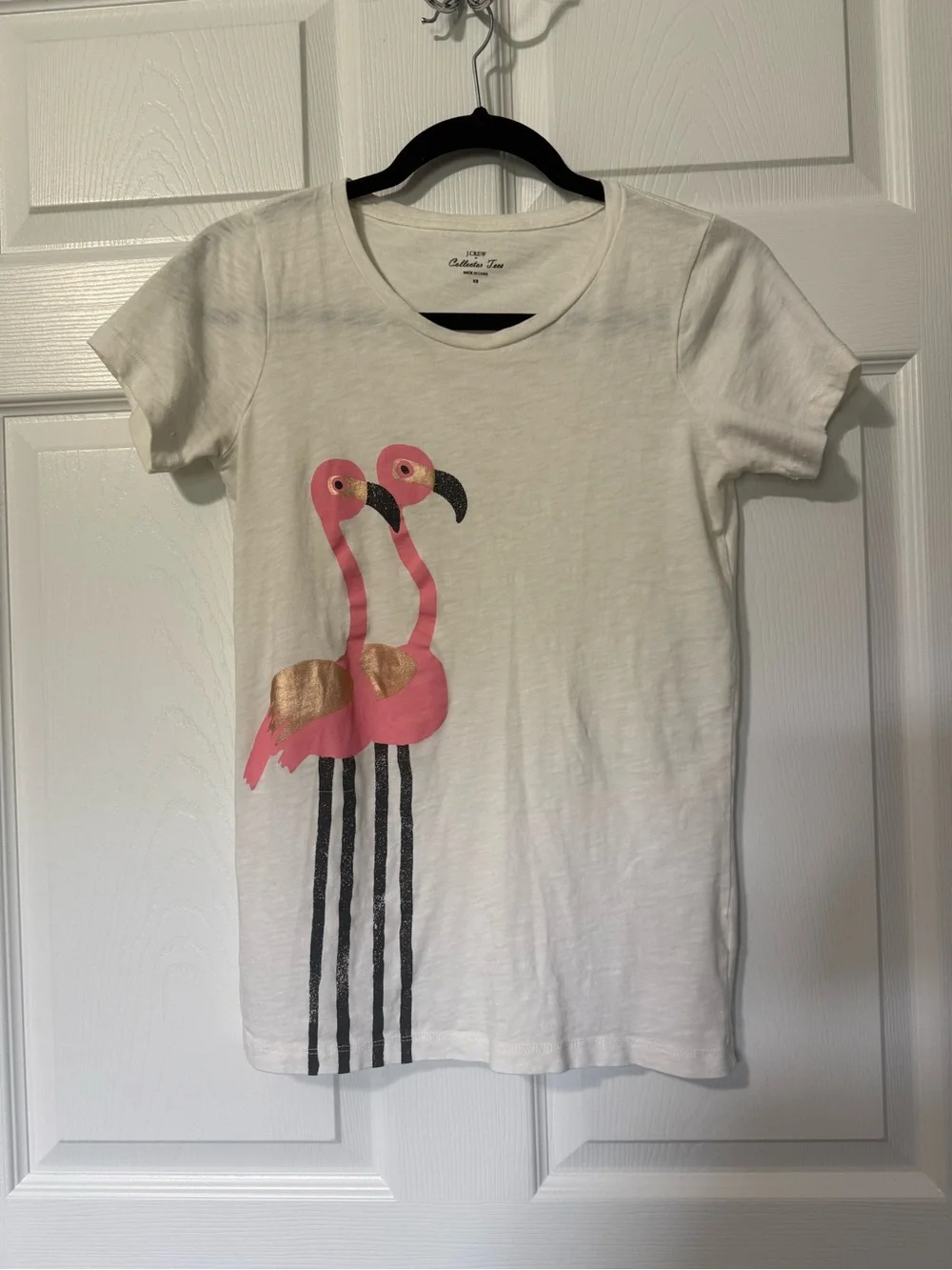 J.Crew 100% Cotton Collector Tees Flamingo Graphic T-Shirt- XS
